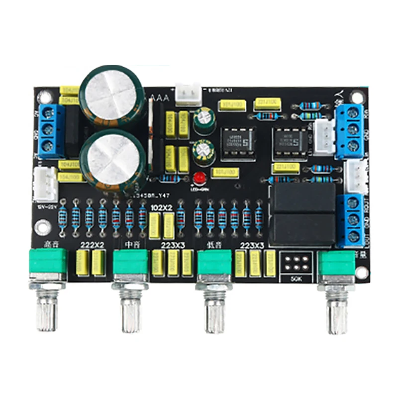 

HIFI Fever 2.0 Dual-Channel Preamp Tone Board NE5532 Potentiometer Separation Preamplifier Board