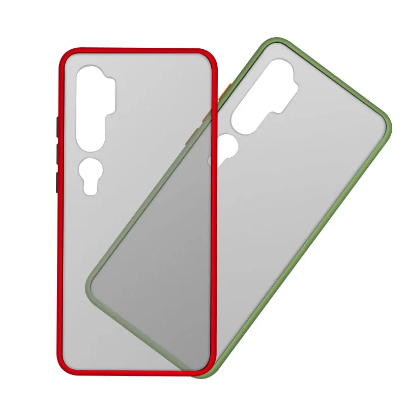 Case for Xiaomi Mi CC9 Pro Contrast Color Phone Silicone Phantom Protector Cover Note 10 CC9e A3 LITE Matte Back |
