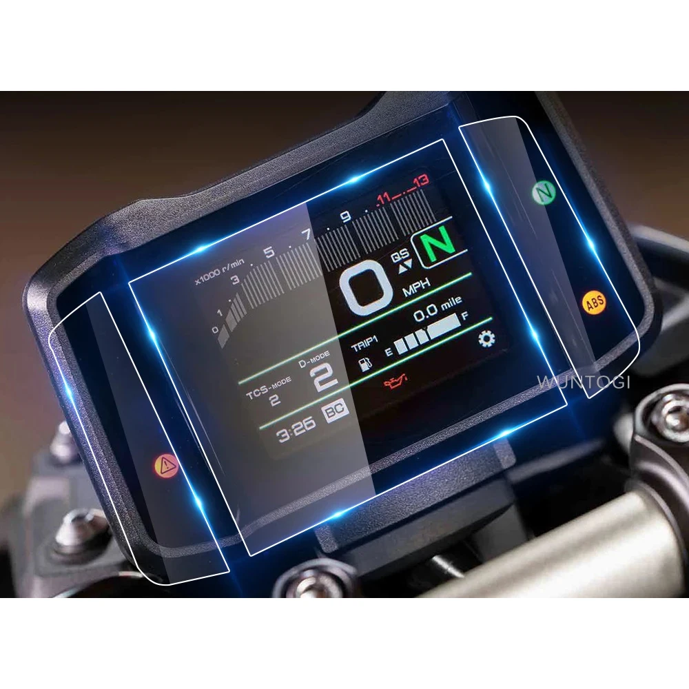 Защита экрана приборной панели для YAMAHA MT-09 MT09 FZ 09 FZ-09 2021 защитная пленка дисплея