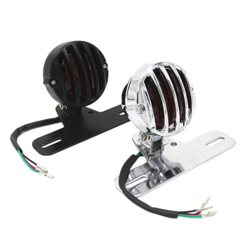 

Rear Indicator Plate Bracket Brake Light for Chopper Cruiser Bobber