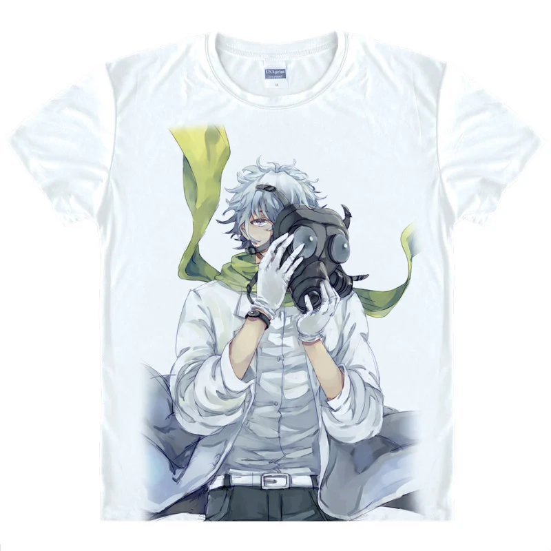 Футболка с принтом из аниме драматическое убийство футболки для косплея Noiz Seragaki