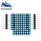 Щит печатной платы для WEMOS D1 mini, двухсторонняя перф плата с 2 точечными головками