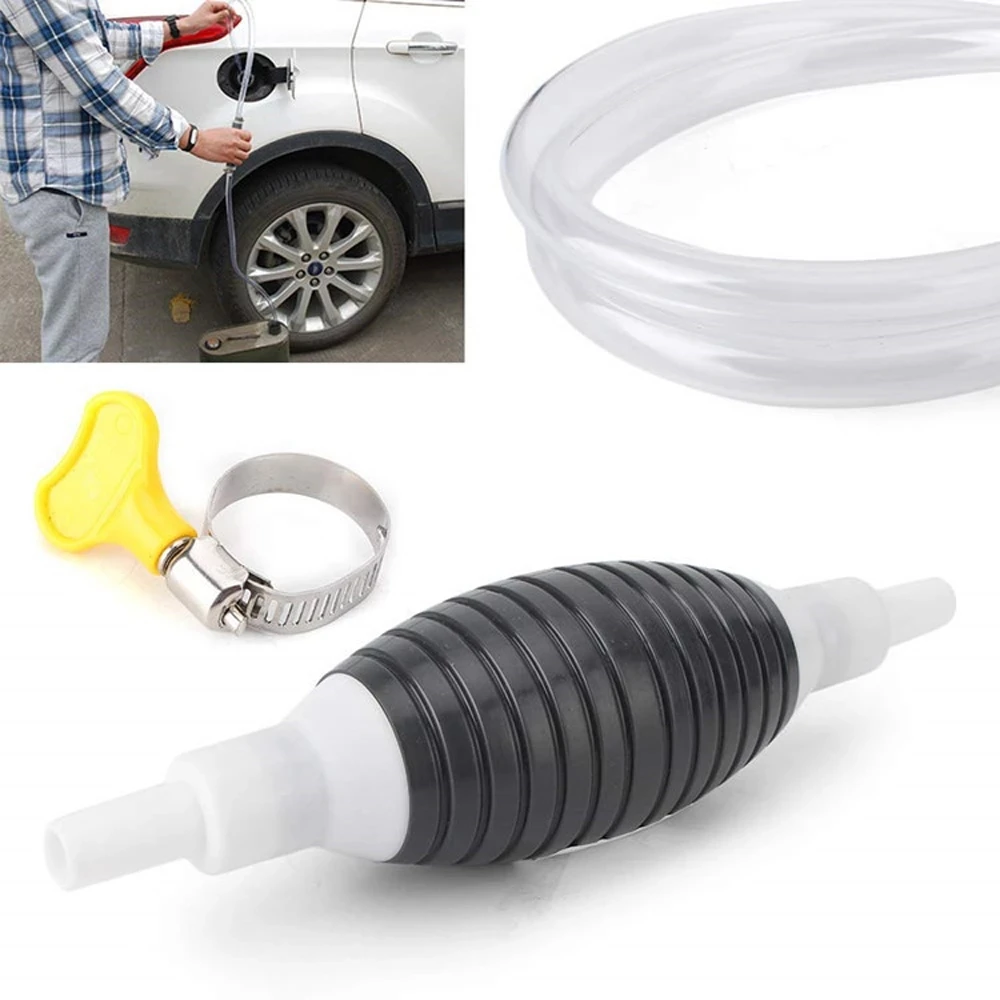 5pcs Manual Fuel Pump High Flow Car Motorcycle Hand Siphon Water Fish Tank Oil Gasoline Petrol Diesel Liquid Transfer Tools | Автомобили и