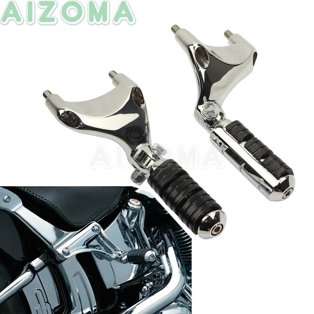 Задние подножки для мотоциклов и пассажирских автомобилей с кронштейном Harley