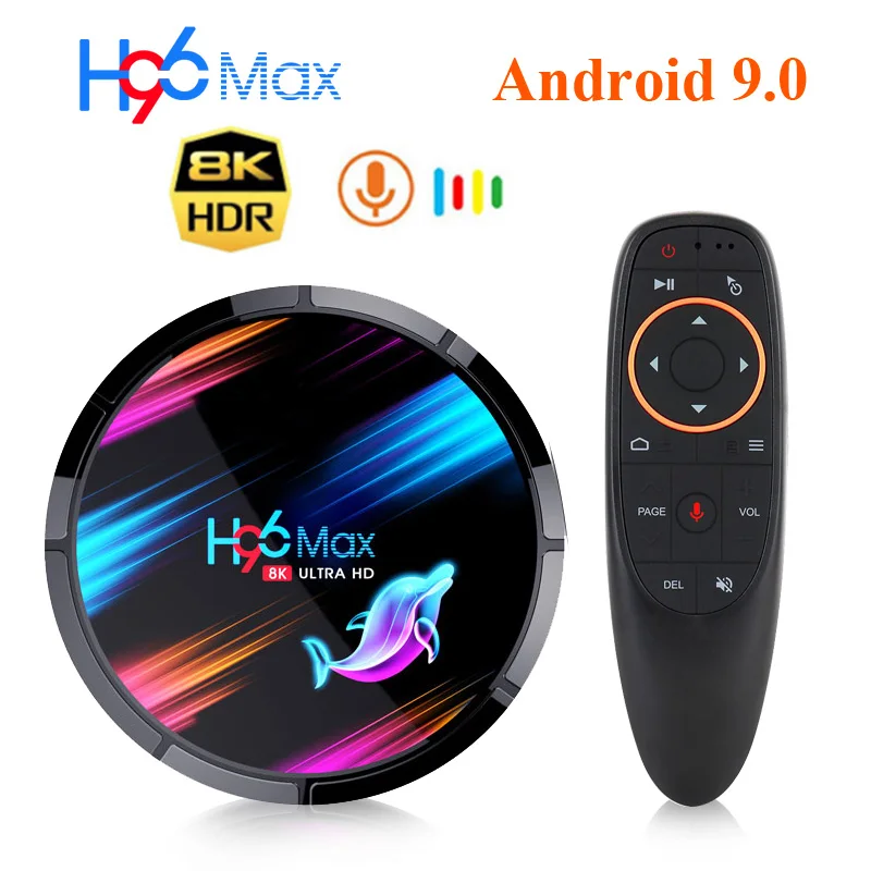 H96 Max X3 4 Гб 128 8K Amlogic S905X3 Smart Tv Box Android 9 0 Dual Wifi 1080P 4K Youtube ТВ приставка 64 ГБ 32