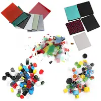 14/Pack Microwave Glass Fusing Kit Confetti Glass Fusing Designs DIY Jewelry Glass Pendants with Stained Glass Fusing Supplies
