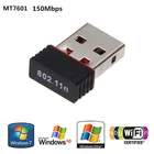 Мини USB Wi-Fi адаптер 802.11ngb 150 Мбитс для Windows XP Mini USB 2,0 Wi-Fi ключ