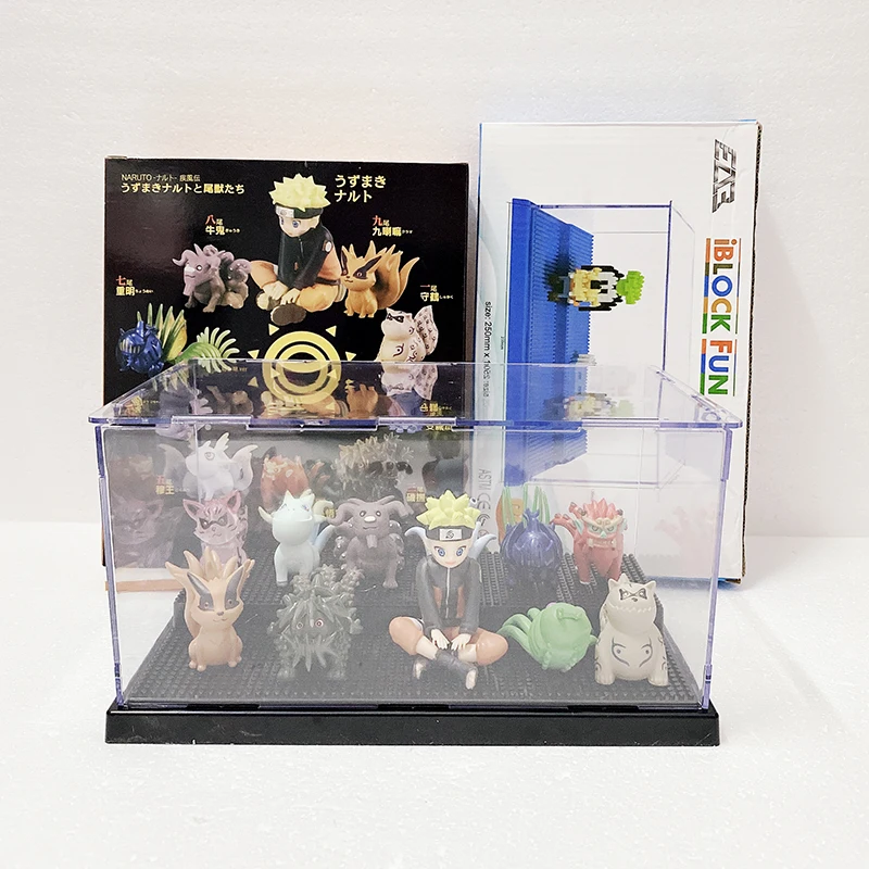 

Экшн-фигурка Наруто Узумаки, Bijuu Kurama kyuubi, Коллекционная модель, игрушка с витриной