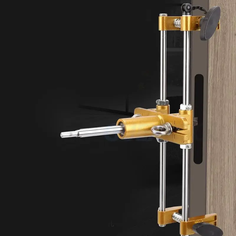 

Wooden door hole opener slotting machine, mortise lock accessories fixture set, woodworking installation lock tool