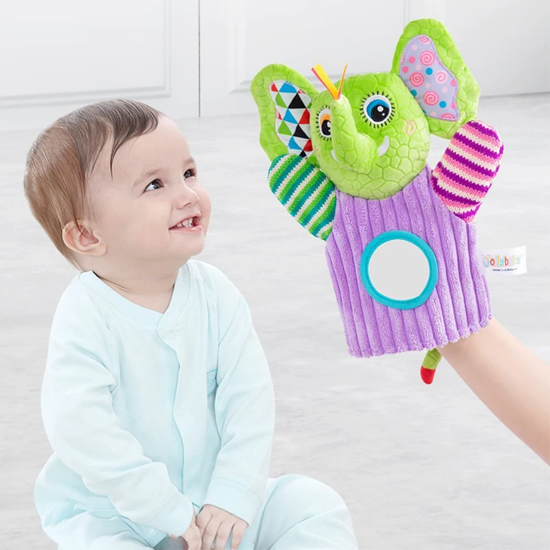 

Baby Puppet Toy For Newborns 6 12 Months Soft Plush Rattle For Babies Girl 1 Year Old Educational Kids Children Hand Puppet Gift