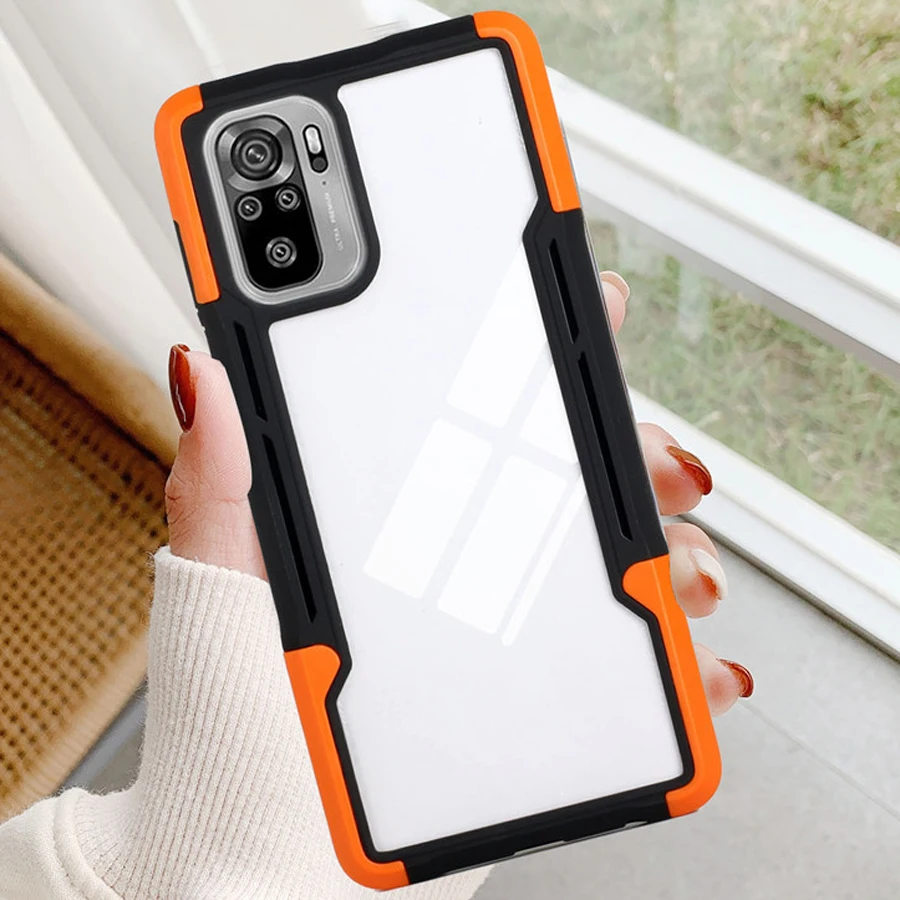 

Shockproof Case For Xiaomi Redmi Note 10S 2021 Crystal Case Redmi Note 10S 10 S Back Panel Phone Cover Redmi Note 10S Case