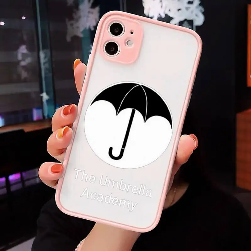 

New TV The Umbrella Academy Phone Case Matte Transparent for iPhone 7 8 11 12 s mini pro X XS XR MAX Plus cover funda