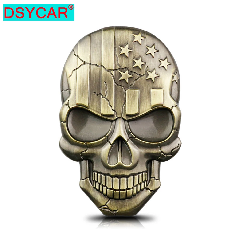 DSYCAR 1 шт. 3D металлическое автомобильное украшение из металла с изображением