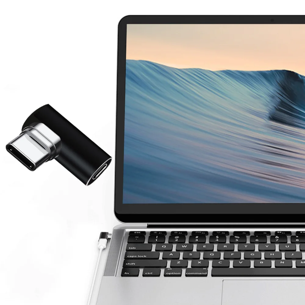 

Magnetic USB-C Adapter Type Quick Fast Charging Connector 4.3A 87W for (Black)