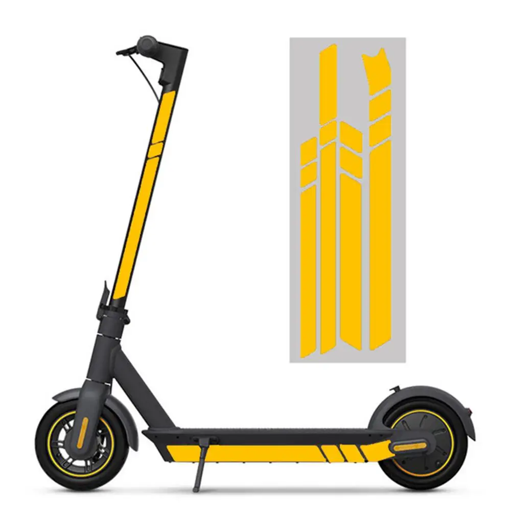 

Waterproof PVC Reflective Stickers for MAX G30 Kick Scooter Foldable Warning Decal Decoration Protector Spare Parts