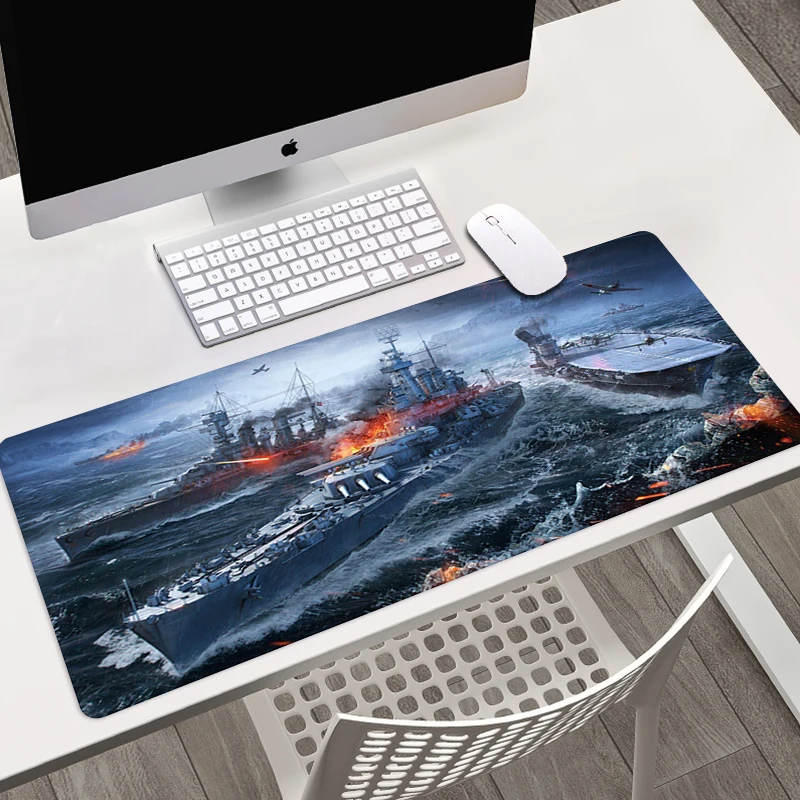 gaming large mouse pad world of warship gamer laptop mouse pad mats office desk resting surface mat game keyboard desk mats free global shipping