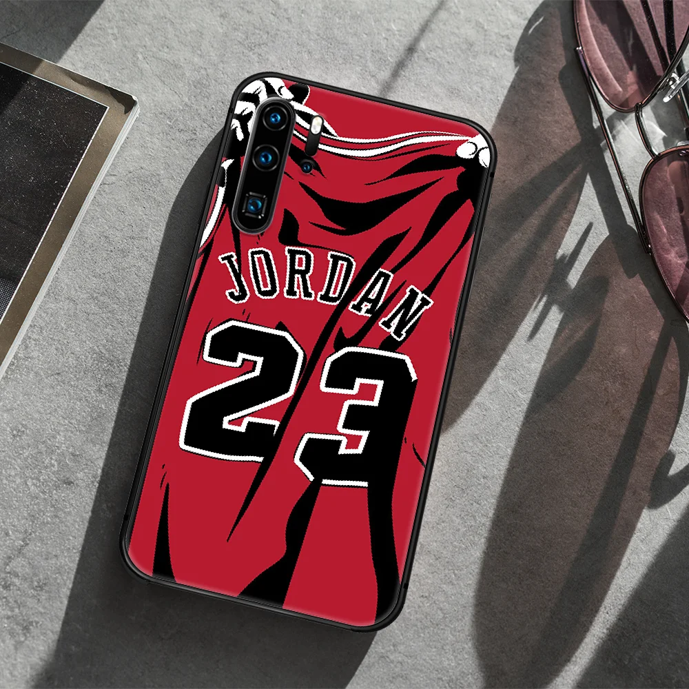 

basketball star Jordan 23 Phone Case For Huawei P Mate 10 20 30 40 Lite Pro smart Z 2019 nova 5t black Shell 3D Waterproof
