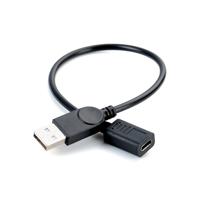 

1 шт. USB-A 2,0 мужчина к Тип-c Женский конвертер USB-C OTG кабель 30 см