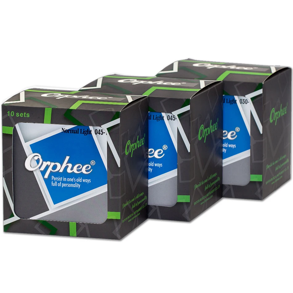 Orphee серии QB 4/5/6 Струны для электрической бас-гитары нормальный светильник Никель сплава шестиугольная Ядро нано-покрытием для электрической бас-гитары Запчасти