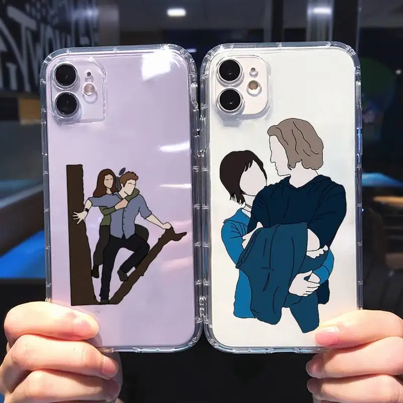 

Vampire Diaries Phone Case Transparent soft For iphone 5 6 7 8 11 12 s c se plus mini x xs xr pro max cover Clear mobile bag