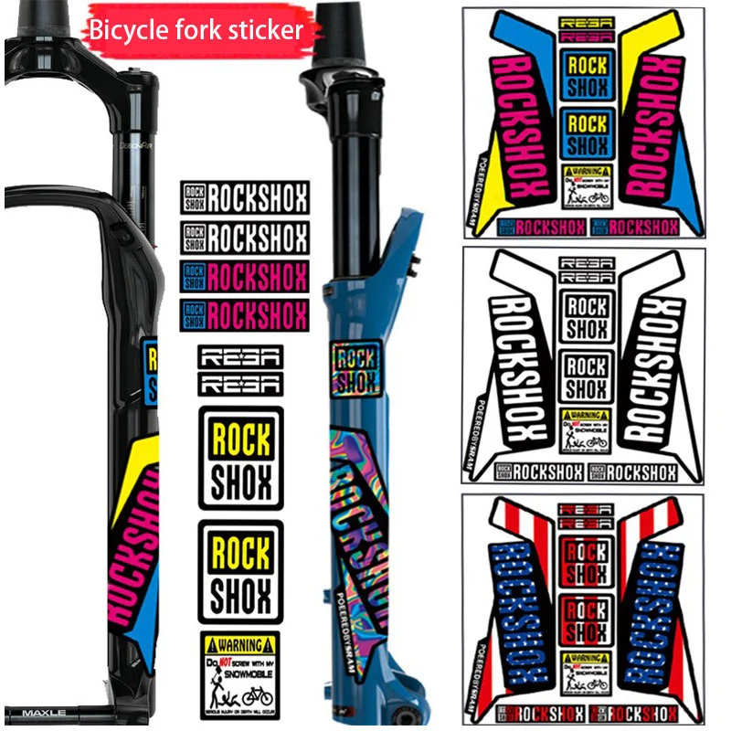 Наклейки для передней вилки велосипед горный дорожный скальный стиль фотоальбом