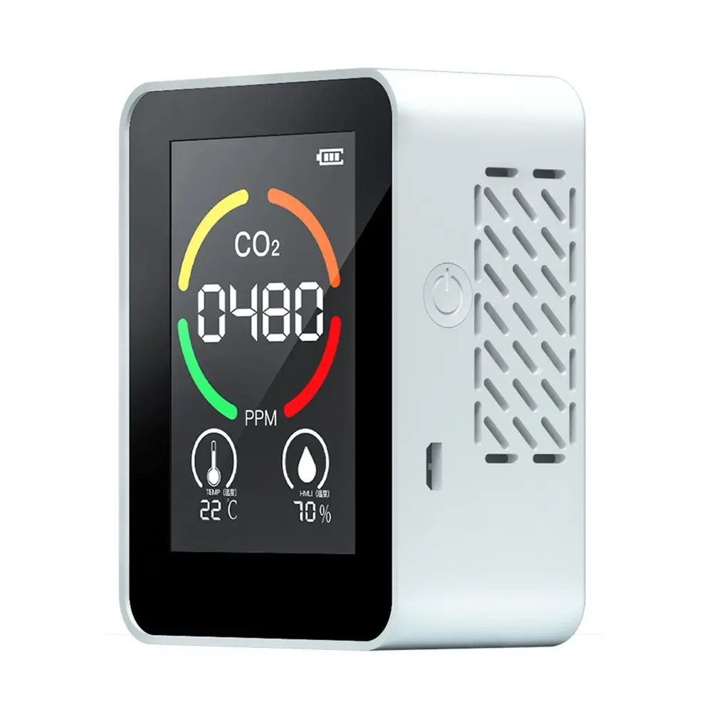 

Indoor Digital CO2 Meter Temperature Relative Humidity Carbon Dioxide Sensor Tester Detector Air Quality Monitoring Devices