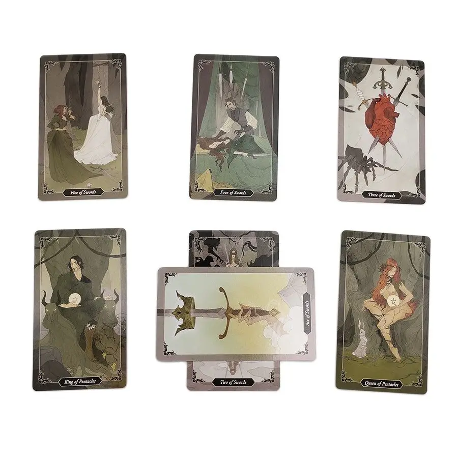 Карточка Таро Dark Wood настольная игра с судьбой ведьмой предсказаниями для