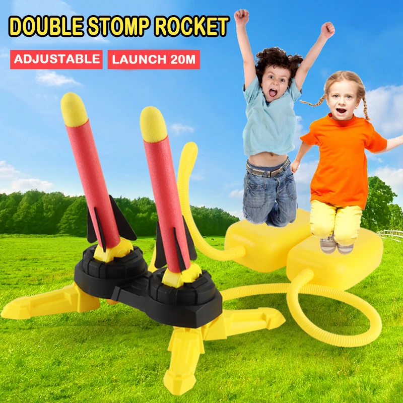 Шаговый насос для прыжков Stomp Rocket Air Power регулируемый пусковой механизм садовых
