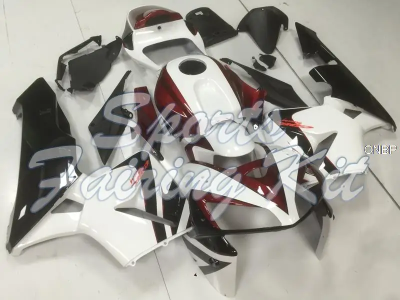 Обтекатели для CBR 600 RR 2005-2006 белый красный черный обтекатель мотоцикла Honda CBR600RR 05
