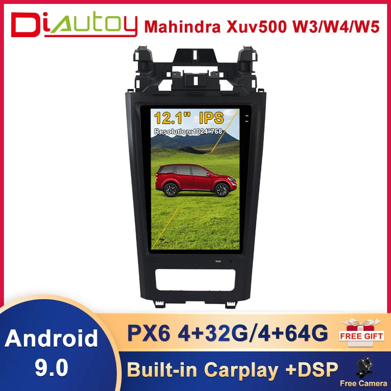 

for Mahindra XUV500 W3/W4/W5 2016- Android Auto Bluetooth Radio Stereo GPS Navigation Video Player Headunit Multimedia DSP