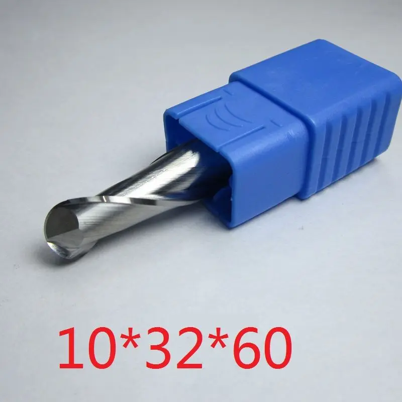 Концевые фрезы из карбида вольфрама для деревообработки диаметр 10 мм общая длина