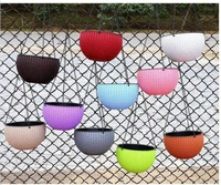 hand made wicker rattan flower basket green vine pot planter hanging vase container wall plant basket for garden xo723