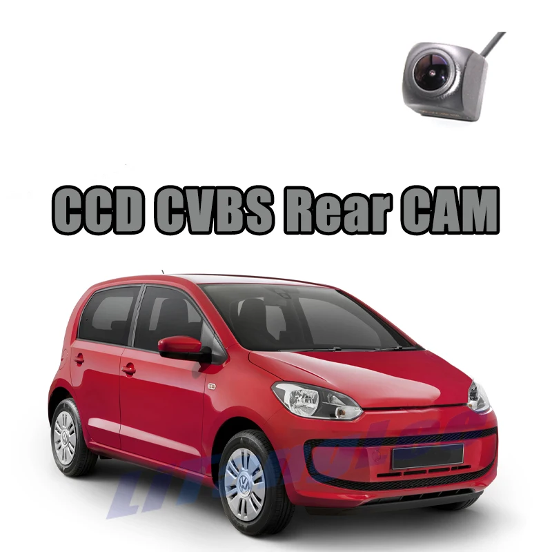 

Автомобильная камера заднего вида CCD CVBS 720P для Volkswagen VW Up SEAT Mii Skoda Citigo 2011 ~ 2015, задняя Водонепроницаемая парковочная камера заднего вида