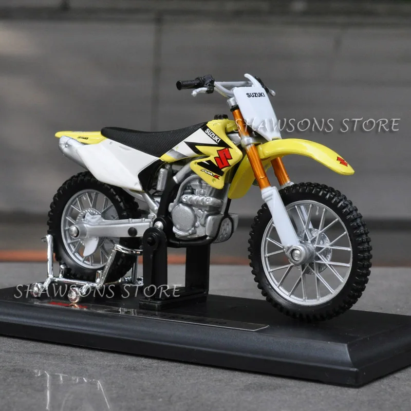 Литые игрушечные модели Maisto 1:18 Suzuki RM Z 250 копия миниатюрного мотоцикла|maisto 1:18|miniature