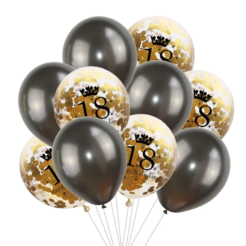 С днем рождения 18 фольгированных воздушных шаров круглый шар сердца 21/18/18 День