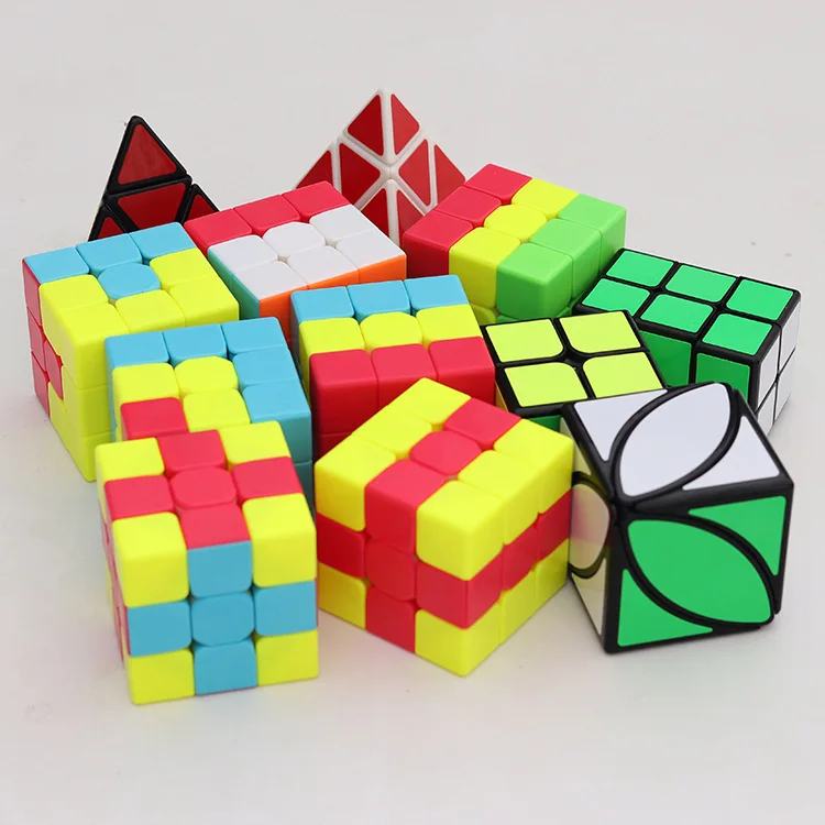 Qiyi Teaching Puzzles series 3x3 cubo Magico Unicorn Pudding IVY Lvy Bumpy Little Red Hat Magic Cube set Speed 3x3x3 Toys | Игрушки и