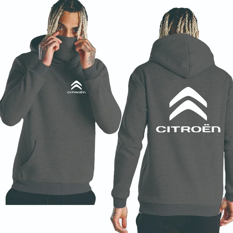 

2021NEW Men's Hoodie Cotton wool hoodie Citroen Motor Car Logo printing high quality Pure cotton Men's sweatshirt Pocket hoodie