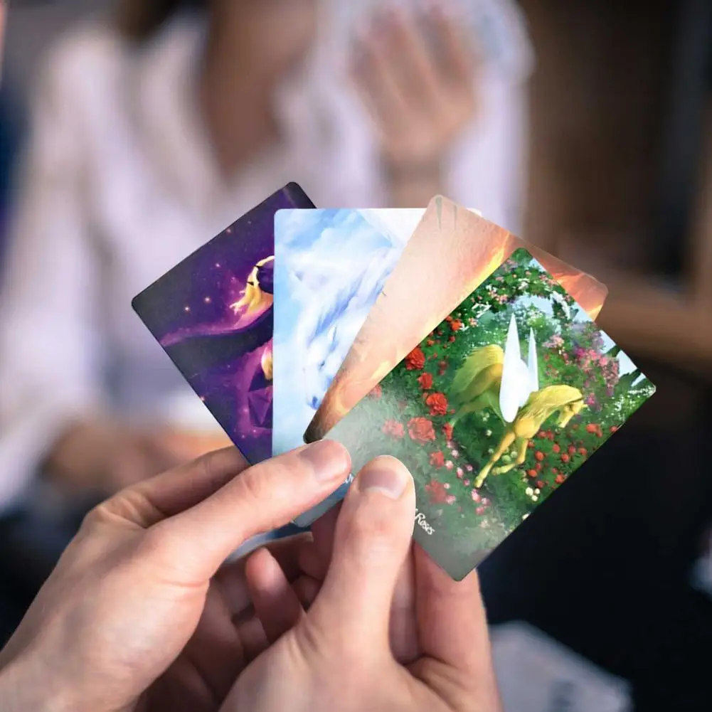 Juego de cartas de or&aacute;culo para Pegasus, juegos de mesa interactivos para fiesta familiar, versi&oacute;n completa en ingl&eacute;s, actividad interactiva, el mejor regalo, 30 Uds.-5