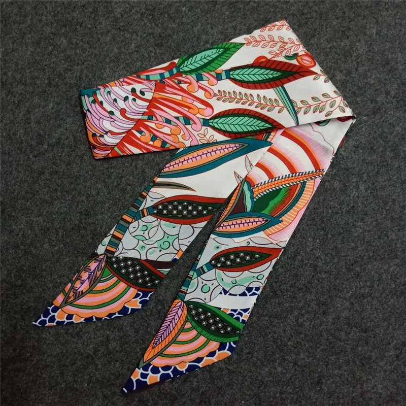 2021 новый модный брендовый шелковый шарф в богемном стиле женский с цветочным