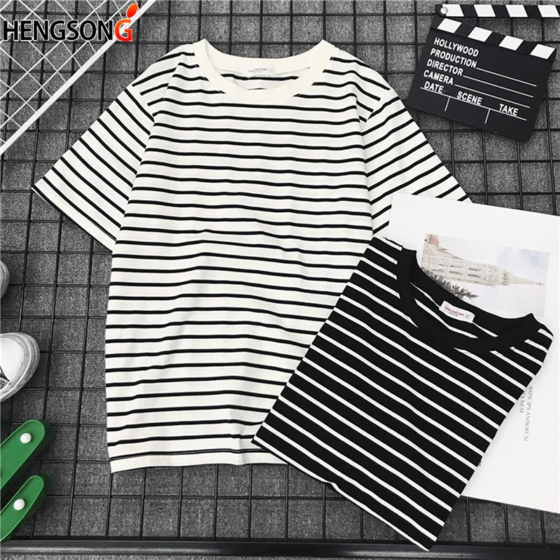 

Brand Women Running Shirts Striped Short Sleeve T-Shirt Outdoor Fitness Gym Top Fitness Training Tee Tops Female