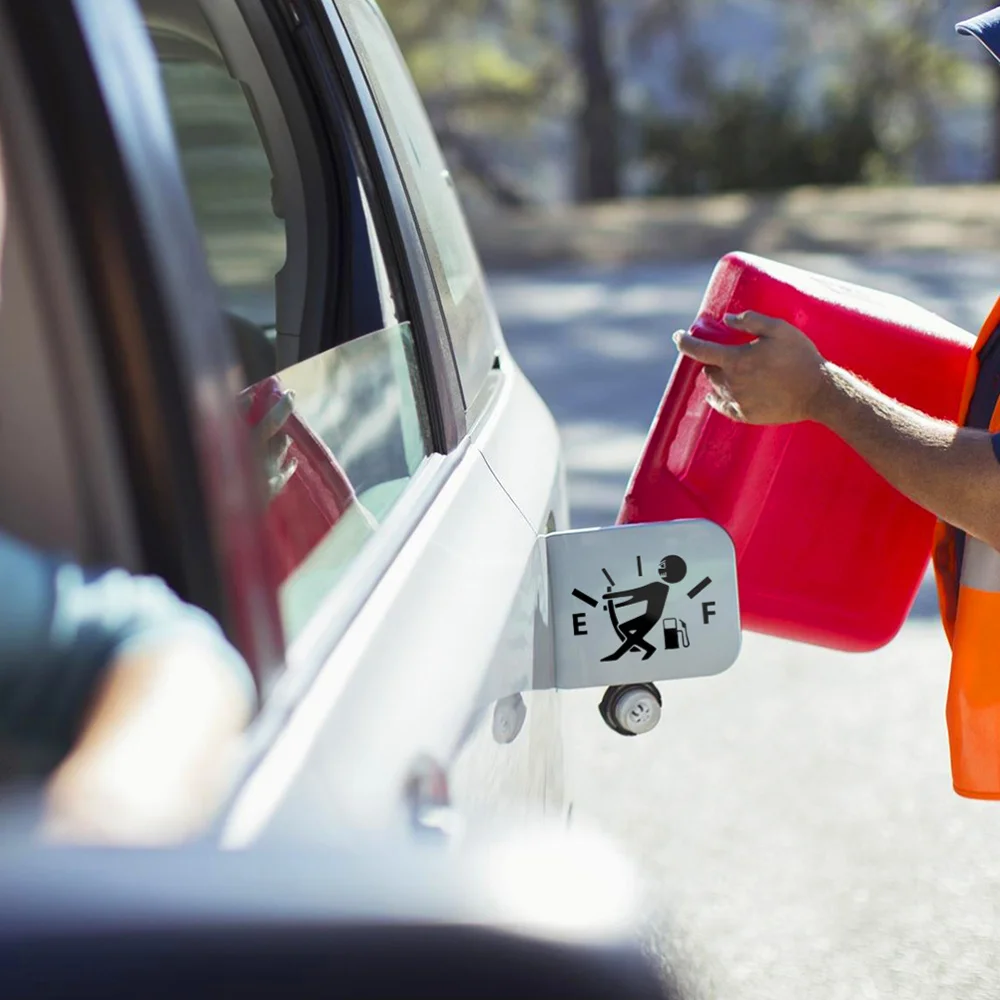 

7pcs Fuel Tank Sticker Funny Fuel Sticker Reflective Car Sticker for Decor