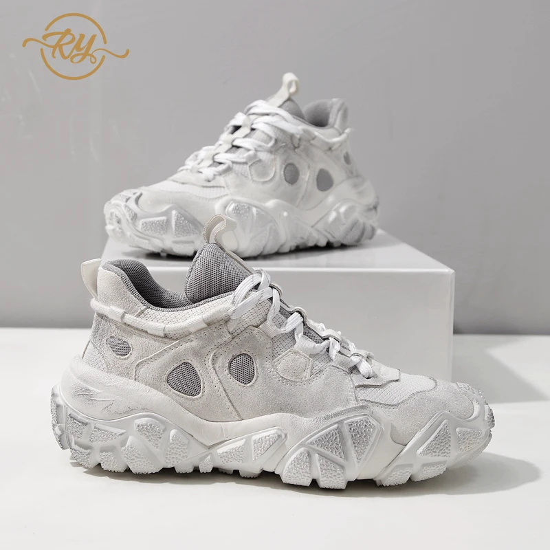 RY RELAA женские кроссовки 2018 женская повседневная обувь из натуральной кожи модная