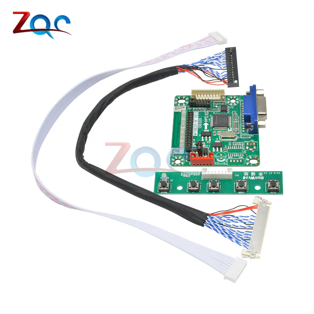 MT6820-B MT6820B Универсальный LVDS lcd Montor экран драйвер платы контроллера 5 в 1"-42" Laptor компьютерные запчасти DIY Kit