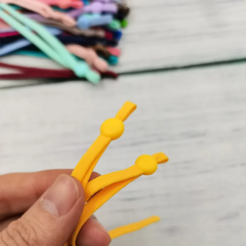 Шнур эластичный для маски с застежкой регулируемый шнур наушников 5 мм 50/100