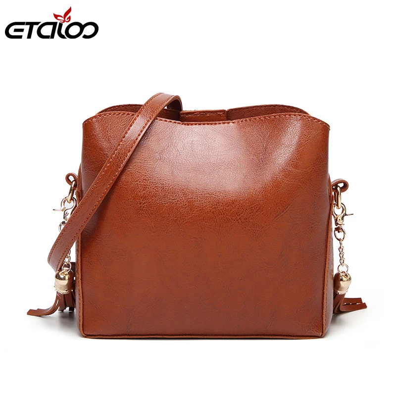 Новинка 2021 женские сумки на одно плечо модная сумка с кисточками кожаные