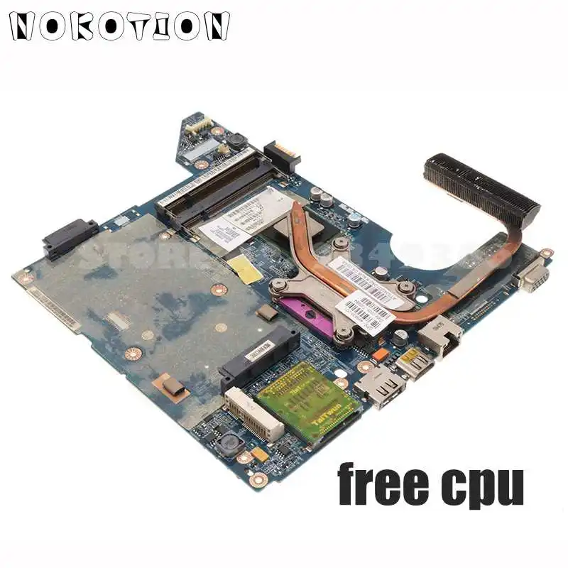 

NOKOTION 577511-001 519099-001 аккумулятор большой емкости LA-4101P для HP CQ40 материнская плата Процессор + радиатора подходит для LA-4103P LA-4111P LA-4112P LA-4117P