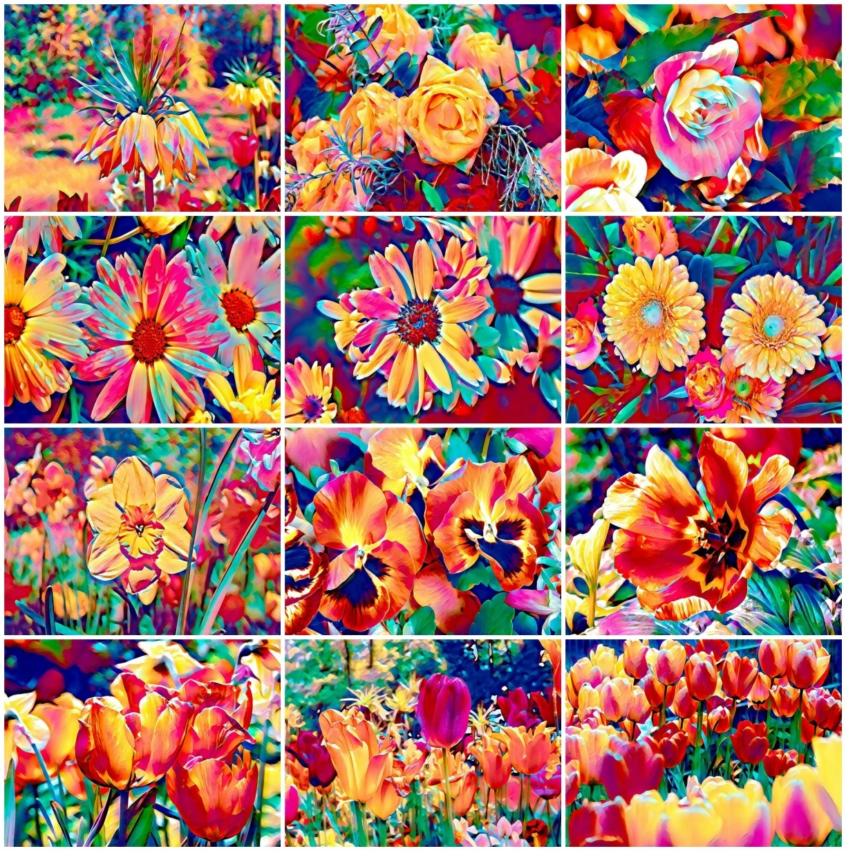 Алмазная живопись AZQSD ромашка Мак вышивка крестиком полная Цветочная мозаика