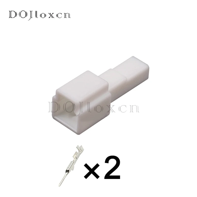 Двухконтактный незапечатанный Штекерный гнездовой разъем DOJIOXCN с клеммой 1 2