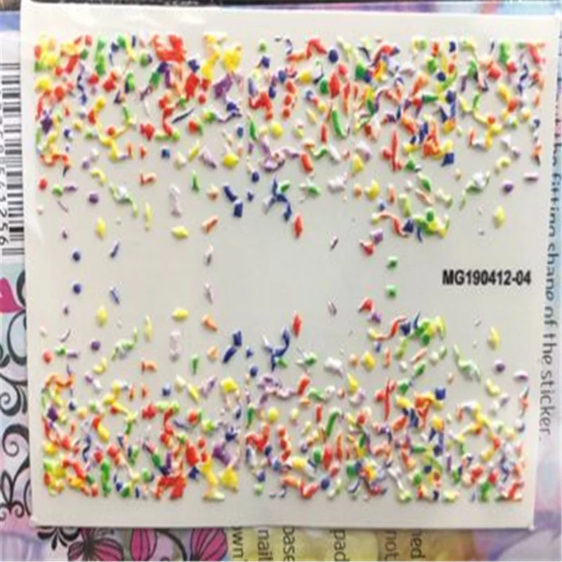 

Наклейки для ногтей 6d "сделай сам", с кубической гравировкой, не оставляющие следов, Водные Переводные картинки для девочек и женщин