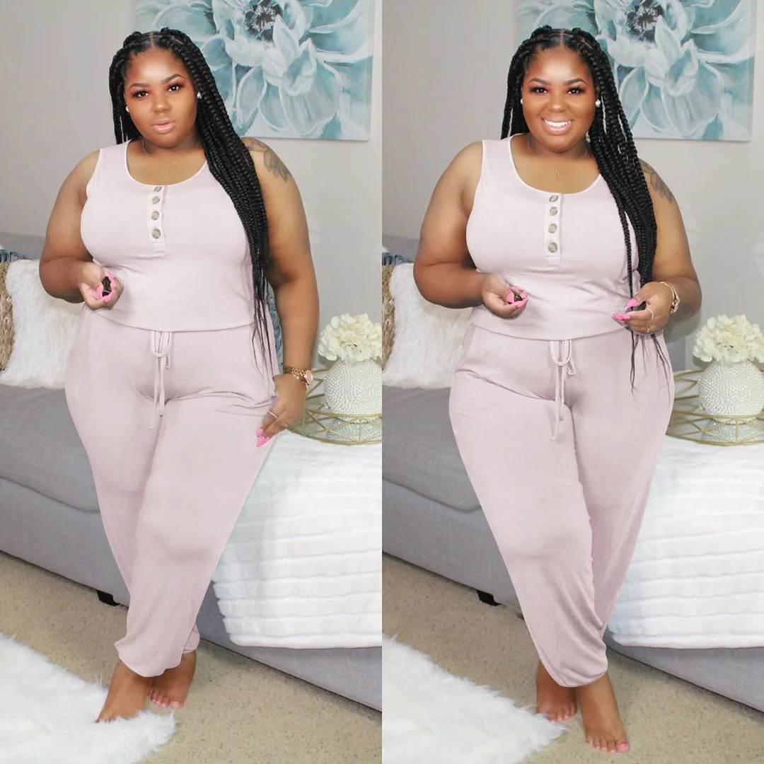 

FNOCE Cross-border Foreign Trade Women's cute Sports Cuffs With Belts Casual Fat MM Fashion Casual One-piece Trousers Women